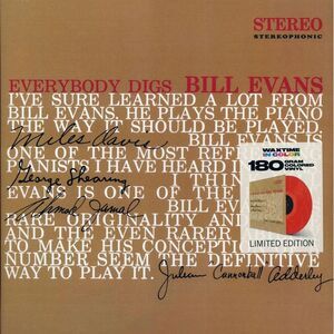 Bill Evans - Everybody Digs Bill Evans (ltd. ed.) (180g) (red vinyl) - Vinyl LP
